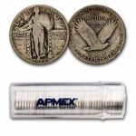 1928 Standing Liberty Quarter 40-Coin Roll Avg Circ