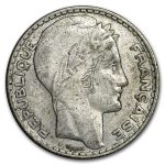 1929-1939 France Silver 10 Francs Avg Circ (Random)