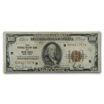 1929 (B-New York) $100 Brown Seal FRBN VF (Fr#1890-B)