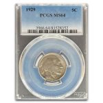 1929 Buffalo Nickel MS-64 PCGS