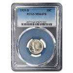 1929-D Mercury Dime MS-64 PCGS (FB)