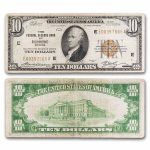 1929 (E-Richmond) $10 Brown Seal FRBN Fine (Fr#1860-E)