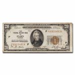 1929 (F-Atlanta) $20 Brown Seal FRBN Fine (Fr#1870-F)