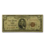 1929 (F-Atlanta) $5.00 Brown Seal FRBN Fine (Fr#1850-F)
