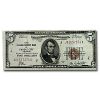 1929 (J-Kansas City) $5.00 Brown Seal FRBN Fine (Fr#1850-J)