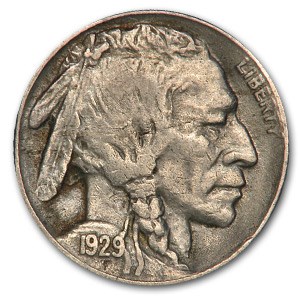1929-S Buffalo Nickel XF