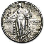 1929 Standing Liberty Quarter AU