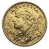 1930-B Swiss Gold 20 Francs Helvetia BU