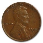 1930-S Lincoln Cent AU