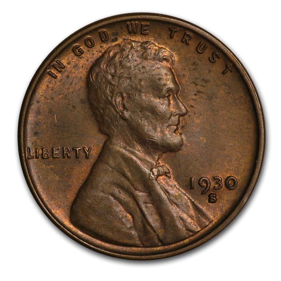 1930-S Lincoln Cent BU (Brown)