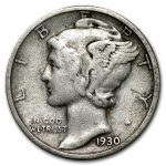 1930-S Mercury Dime Fine