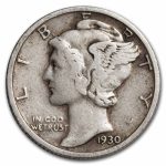 1930-S Mercury Dime VF