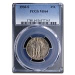 1930-S Standing Liberty Quarter MS-64 PCGS