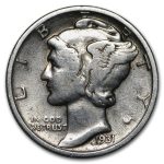 1931 Mercury Dime Good/Fine
