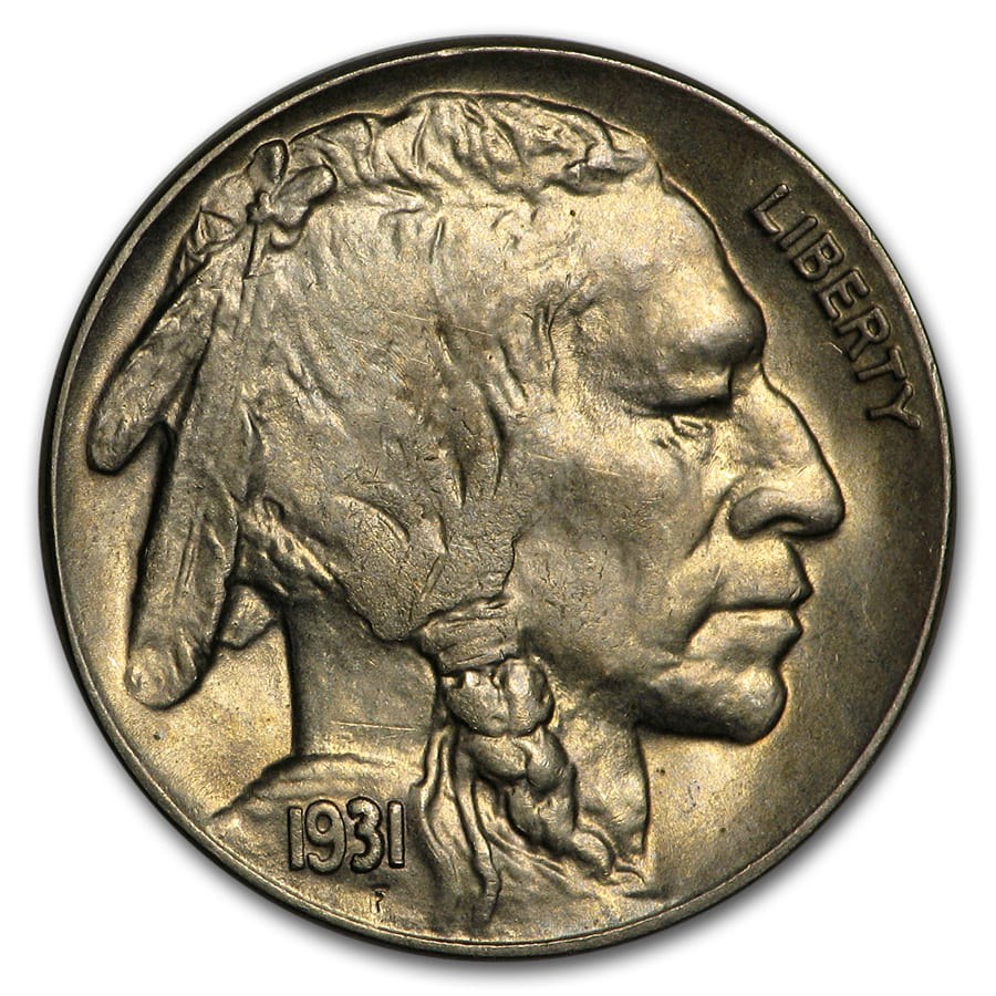 1931-S Buffalo Nickel BU