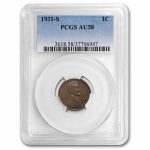 1931-S Lincoln Cent AU-58 PCGS