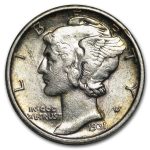 1931-S Mercury Dime AU