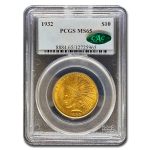 1932 $10 Indian Gold Eagle MS-65 PCGS CAC