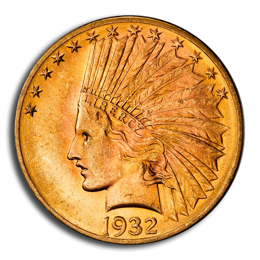 1932 $10 Indian Gold Eagle MS-65 PCGS