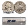 1932-1939 Washington Quarter 40-Coin Roll Avg Circ