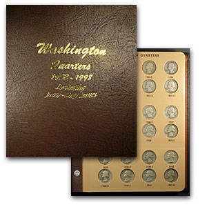 1932-1998 P,D,S Washington Quarters Set (In Dansco Album)