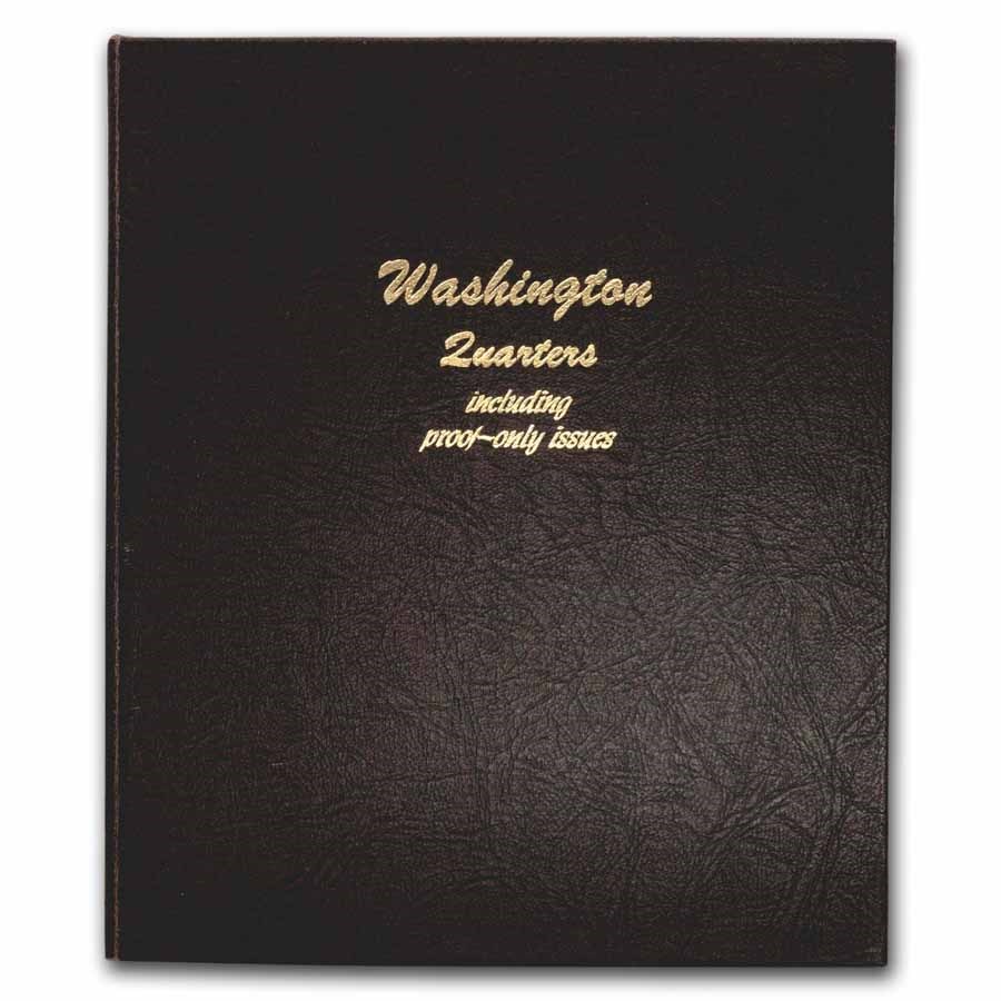 1932-1998 P,D,S Washington Quarters Set XF+ (In Dansco Album)
