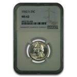 1932-S Washington Quarter MS-62 NGC