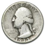 1932-S Washington Quarter VG