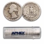 1932 Washington Quarter 40-Coin Roll AG/Good