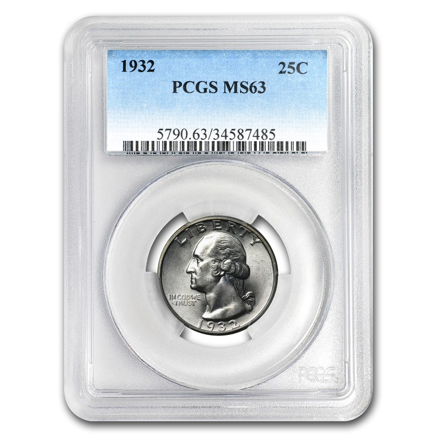 1932 Washington Quarter MS-63 PCGS