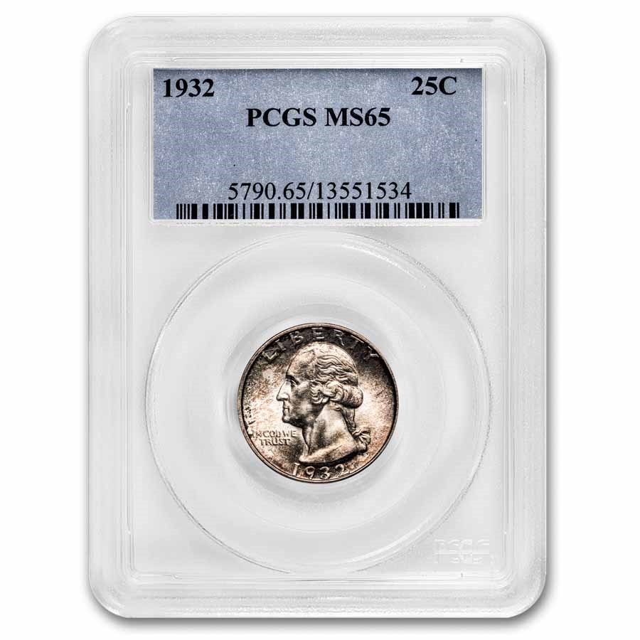 1932 Washington Quarter MS-65 PCGS