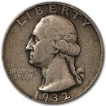 1932 Washington Quarter VF