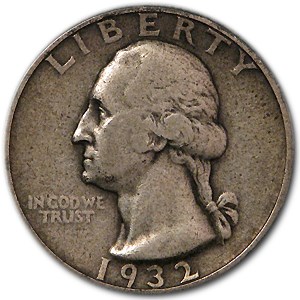 1932 Washington Quarter VF