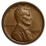 1933 Lincoln Cent BU (Brown)