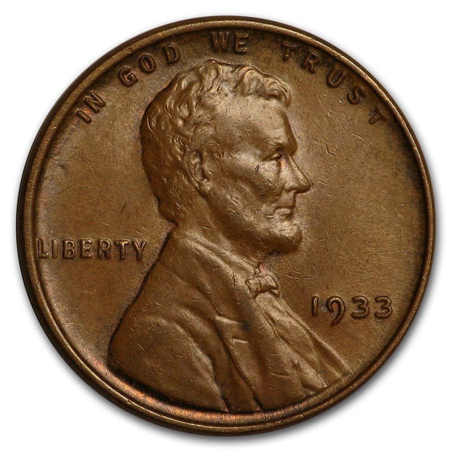 1933 Lincoln Cent BU (Brown)