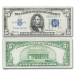 1934 $5.00 Silver Certificate VF (Fr#1650)