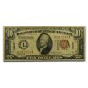 1934-A $10 Brown Seal Hawaii Fine+ (Fr#2303)
