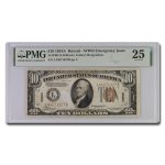 1934-A $10 Brown Seal Hawaii VF-25 PMG (Fr#2303)