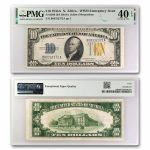 1934-A $10 Yellow Seal North Africa XF-40 EPQ PMG (Fr#2309)