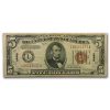 1934-A $5.00 Brown Seal Hawaii VF (Fr#2302)
