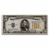 1934-A $5.00 Yellow Seal North Africa XF (Fr#2307)