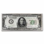 1934 (A-Boston) $500 FRN VF (Fr#2201-A) Details