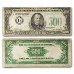 1934-A (G-Chicago) $500 FRN Fine Details (Fr#2202-G)