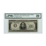 1934-A (G-Chicago) $500 FRN VF-20 PMG (Fr#2202-G)