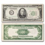 1934-A (G-Chicago) $500 FRN VF (Fr#2202-G)
