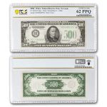 1934-A (H-St. Louis) $500 FRN UNC 62 PPQ PCGS (Fr#2202-H) Mule