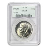 1934 Boone Half Dollar MS-64 PCGS
