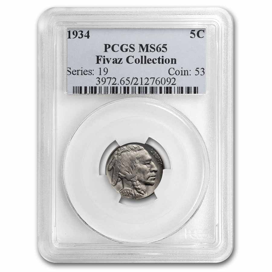 1934 Buffalo Nickel MS-65 PCGS