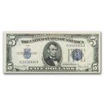 1934-D $5.00 Silver Certificate CCU (Fr#1654) Narrow