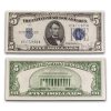 1934-D $5.00 Silver Certificate CCU (Fr#1654) Wide II